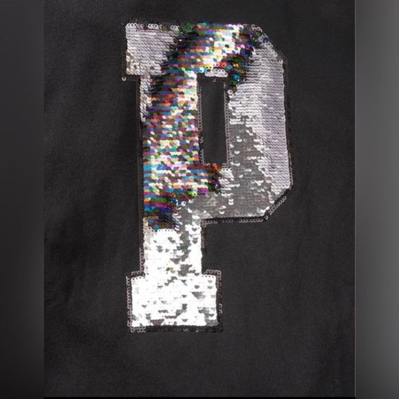 PINK VS CHECKERED FASHION SHOW RUNWAY BLING HOODIE LARGE - Picture 3 of 12